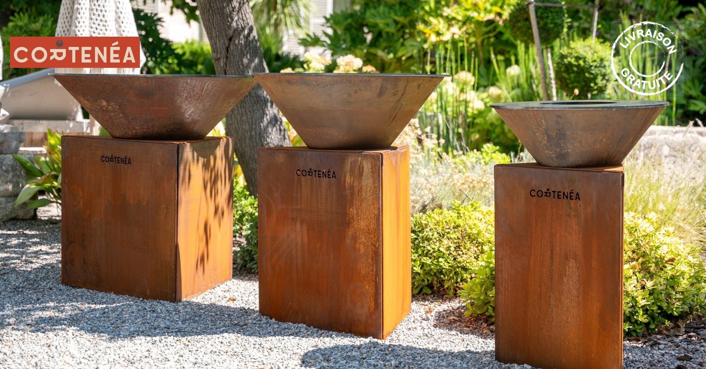 Cortenéa - Braseros planchas fabriqués en France