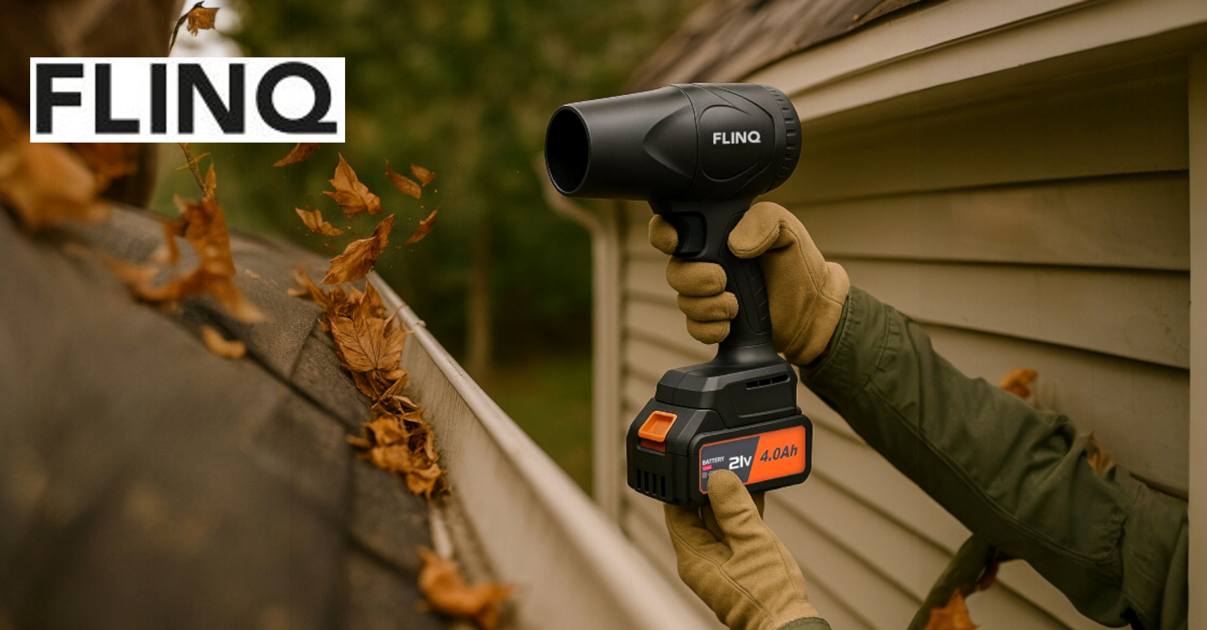 FlinQ - Souffleur à main portable à batterie Premium