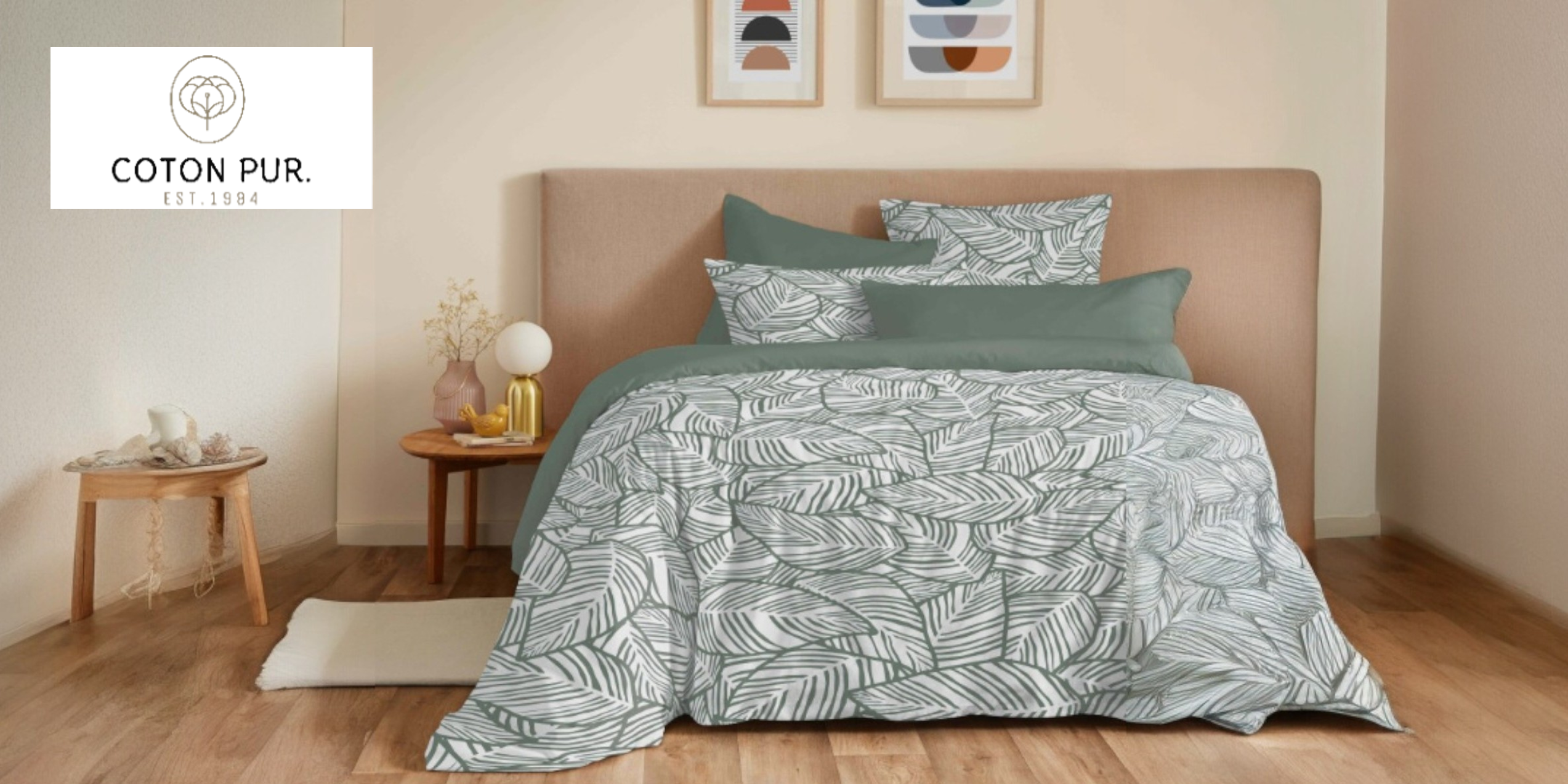 Coton Pur - Parures de couettes 2 à 6 pièces