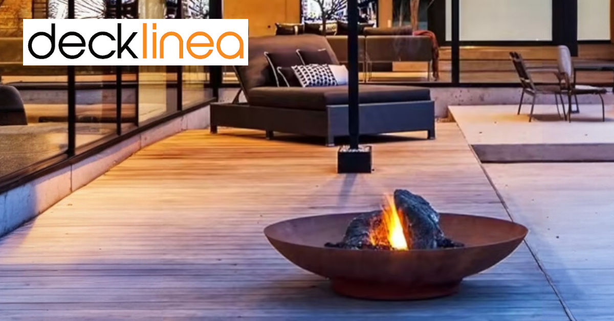 Decklinea - Braseros en acier Corten