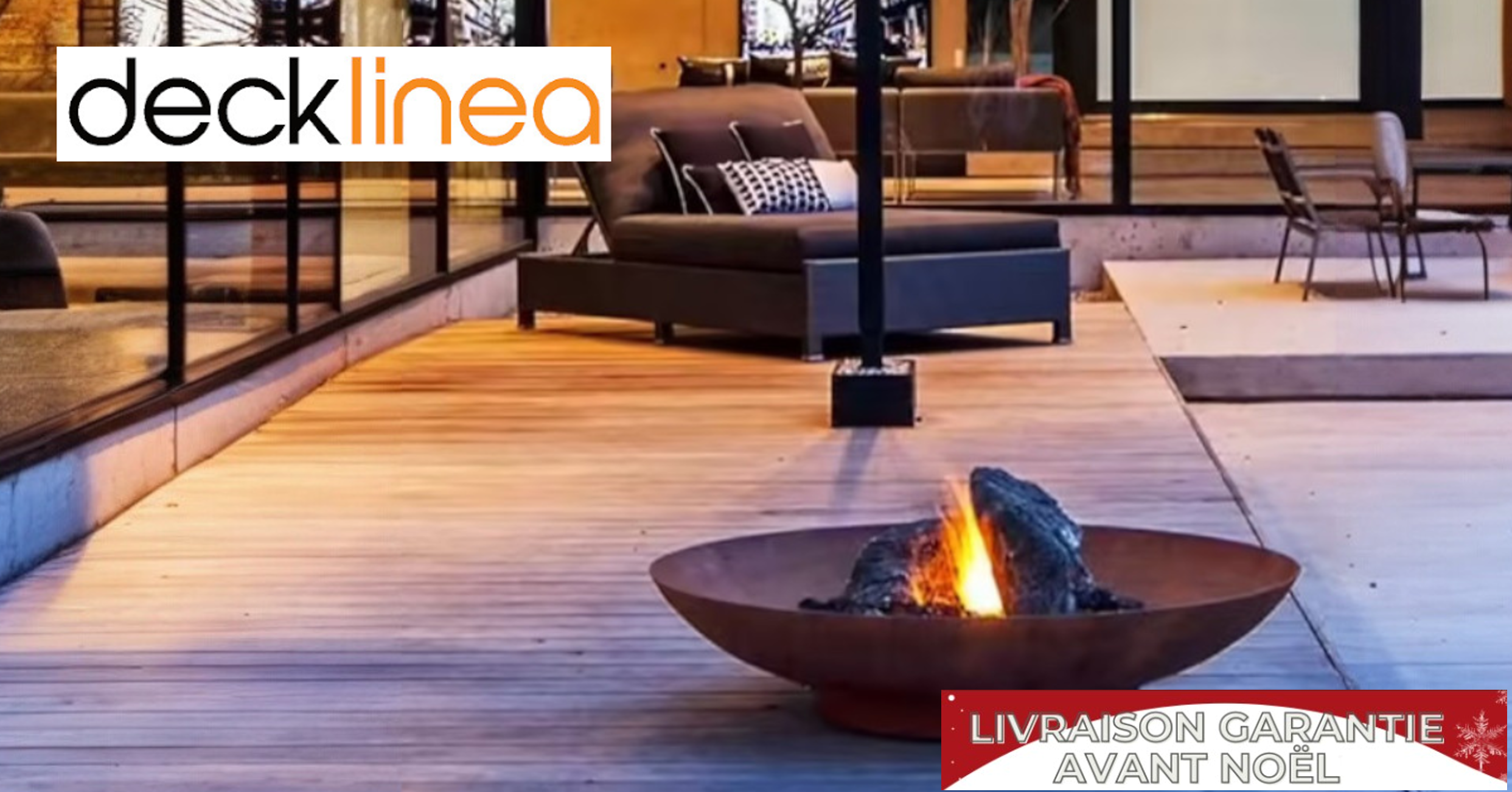 Decklinea - Braseros en acier Corten