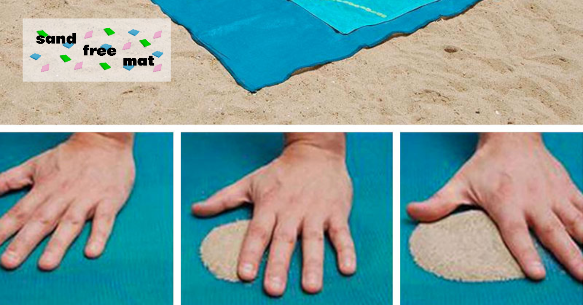 Sand free mat - Serviette de Plage Drap Anti-Sable