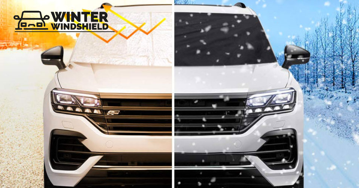 Winter Wind Shield - Bâche Aimantée pour Pare-Brise - Protection Toutes Saisons