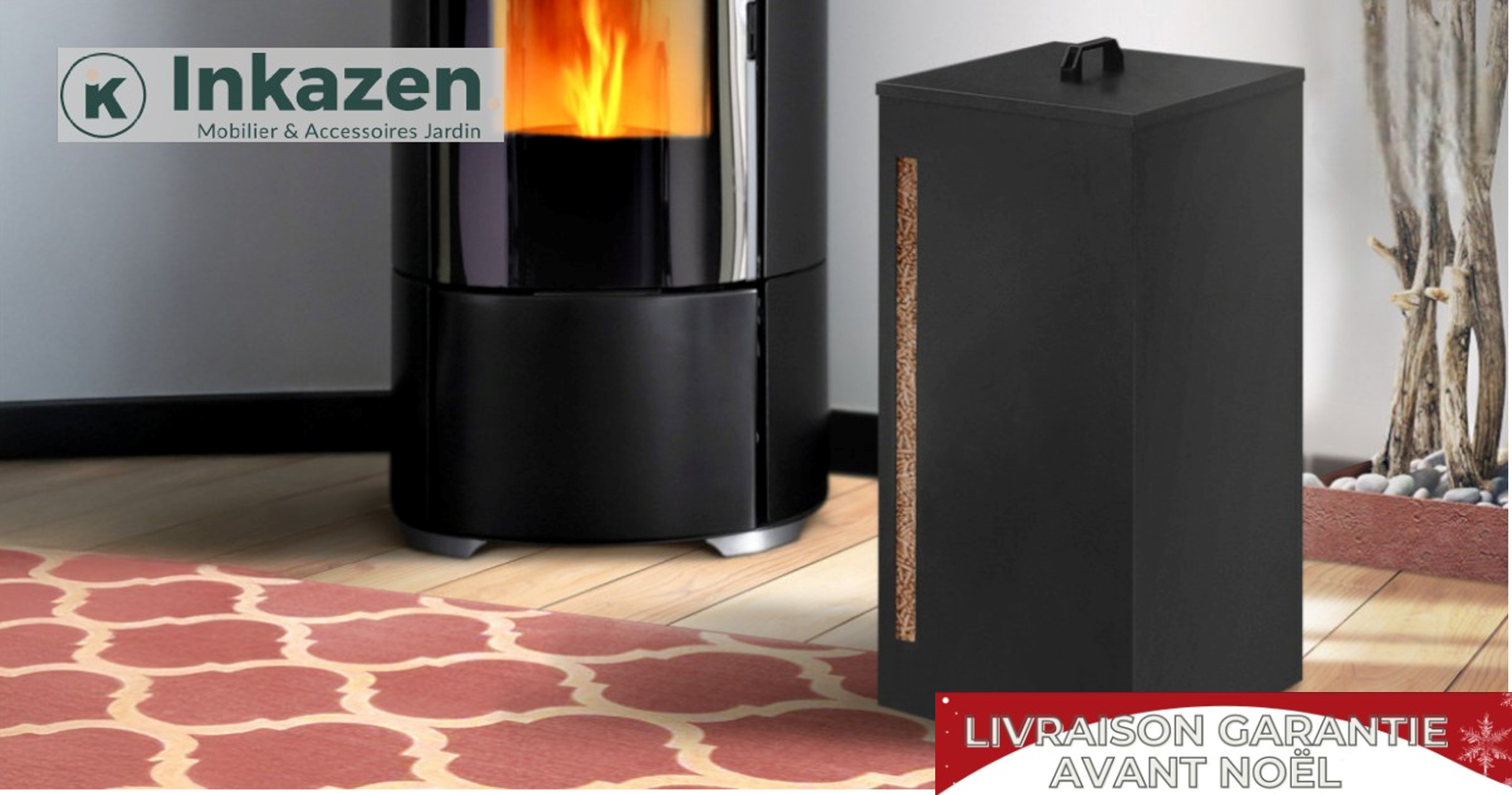 Inkazen - Réservoirs à pellets et ranges bûches