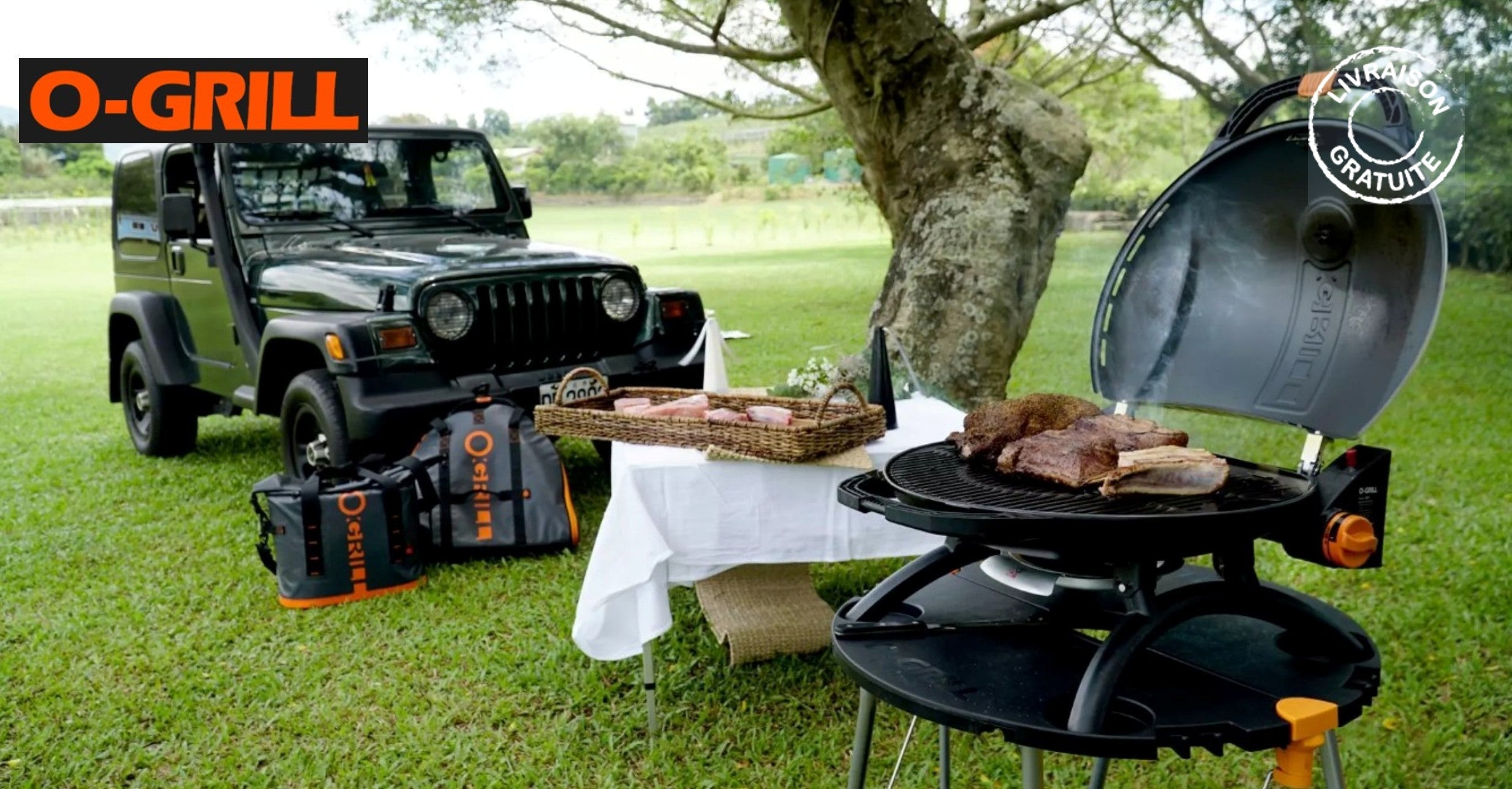 O-Grill - Barbecue gaz compact