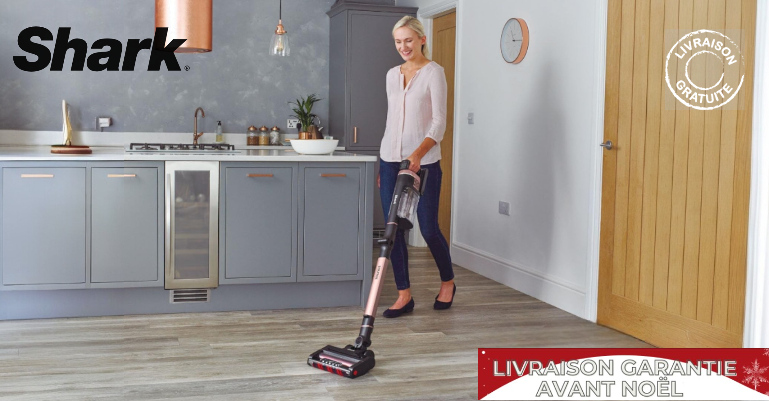 Shark - Aspirateur balai sans fil Stratos