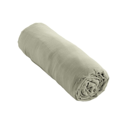 Drap housse en Gaze de coton Vert d’eau