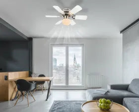Ventilateur métal nickel mat - Ugo