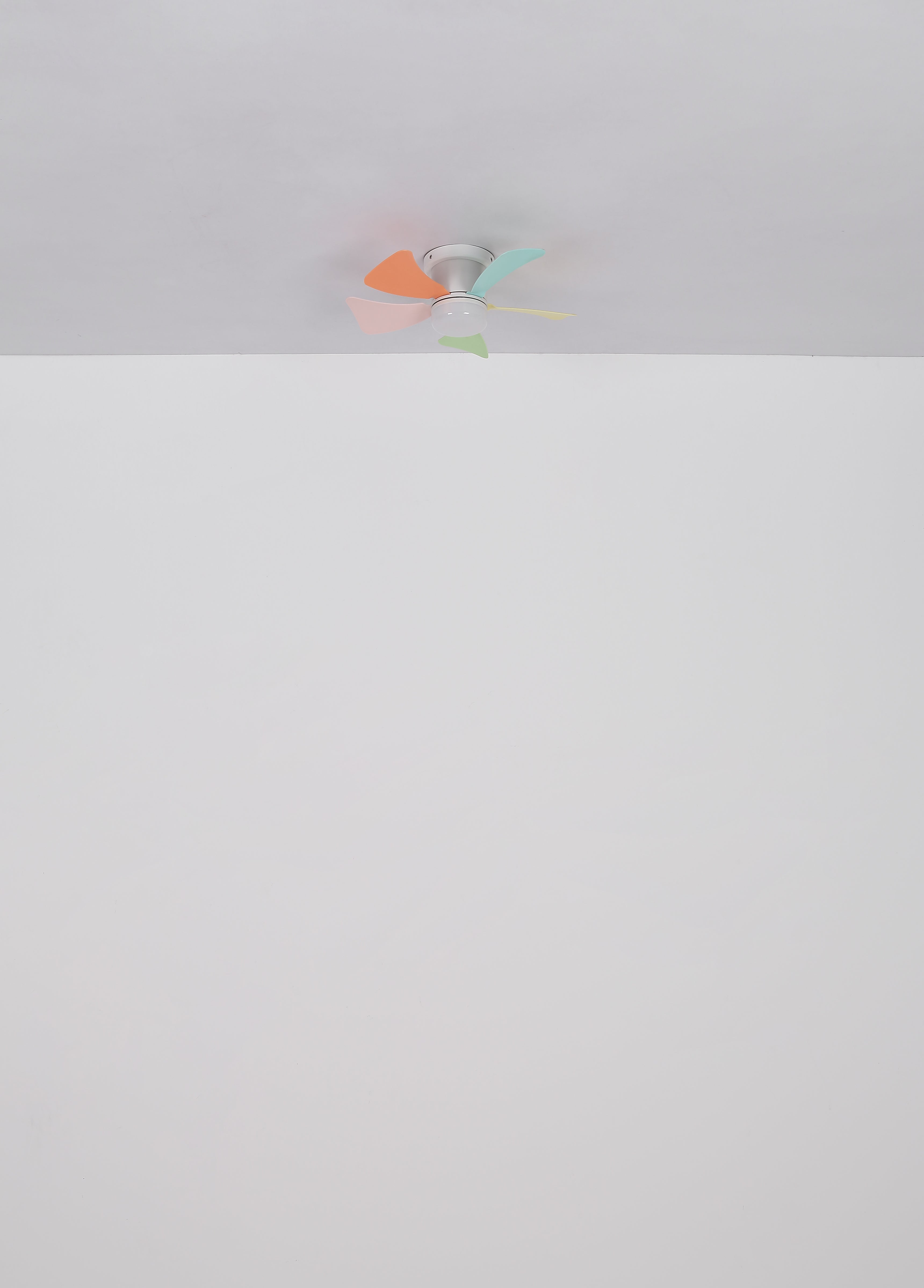 Ventilateur de plafond métal blanc mat Hines