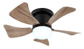 Ventilateur de plafond métal noir mat - Hines