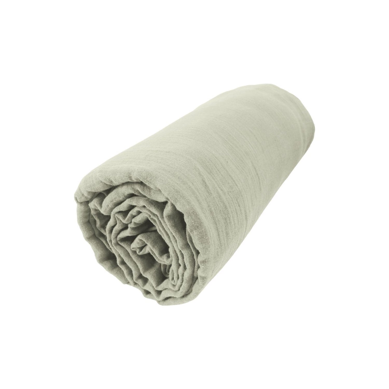 Drap housse en Gaze de coton Vert d’eau