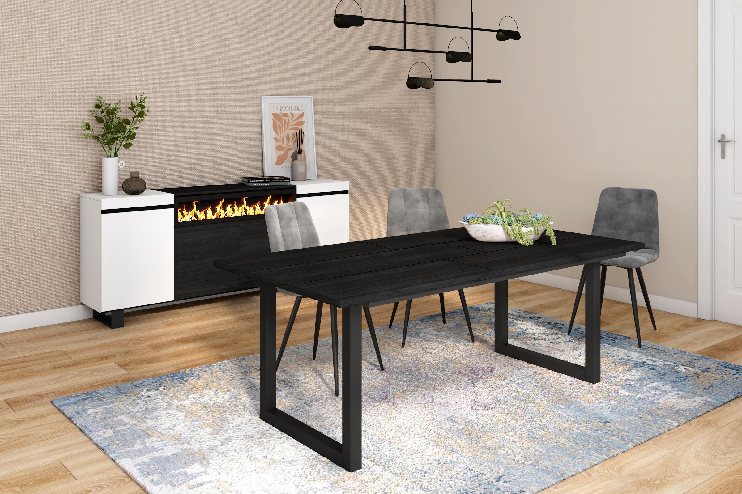 Table à manger, 10 personnes, 200 cm