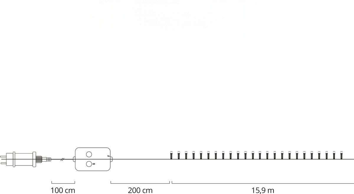 Guirlande lumineuse RGB - 160 LED
