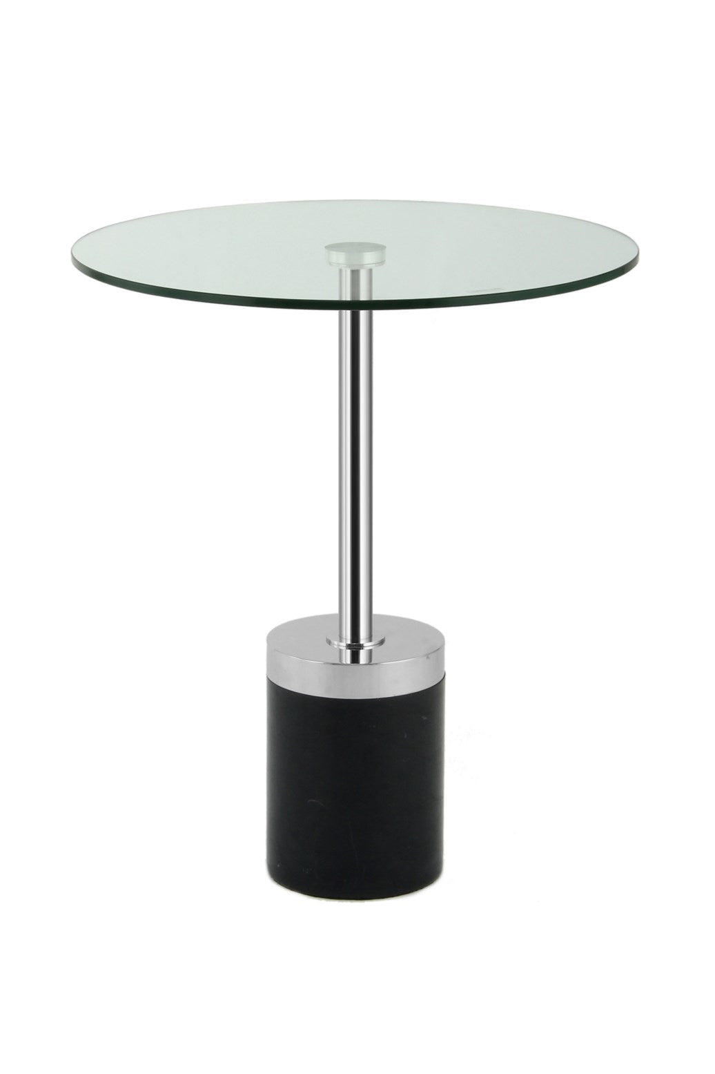 Table d'appoint argent noir - Lana