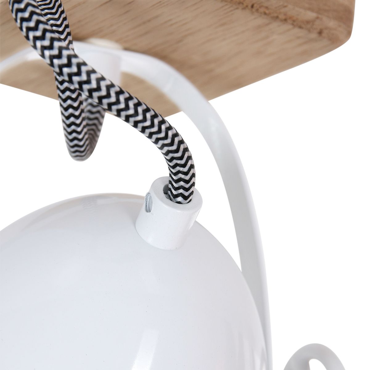 Spot style industriel blanc - Michelle