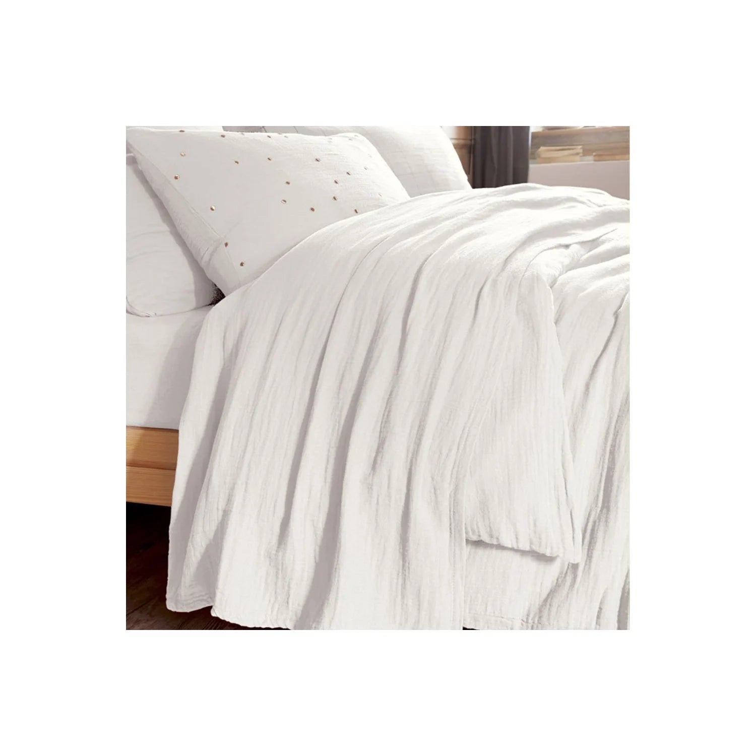 Drap plat Gaze de coton Chantilly