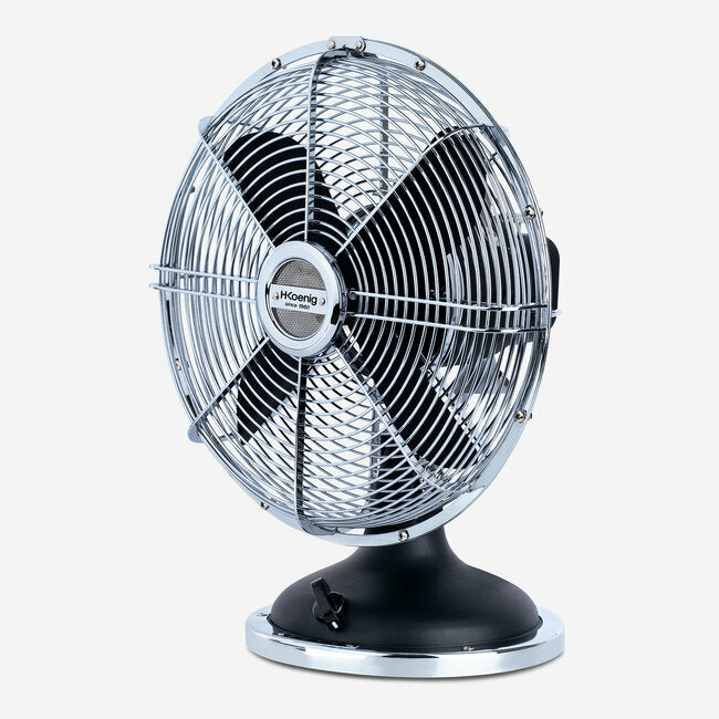 Ventilateur design métal - Noir
