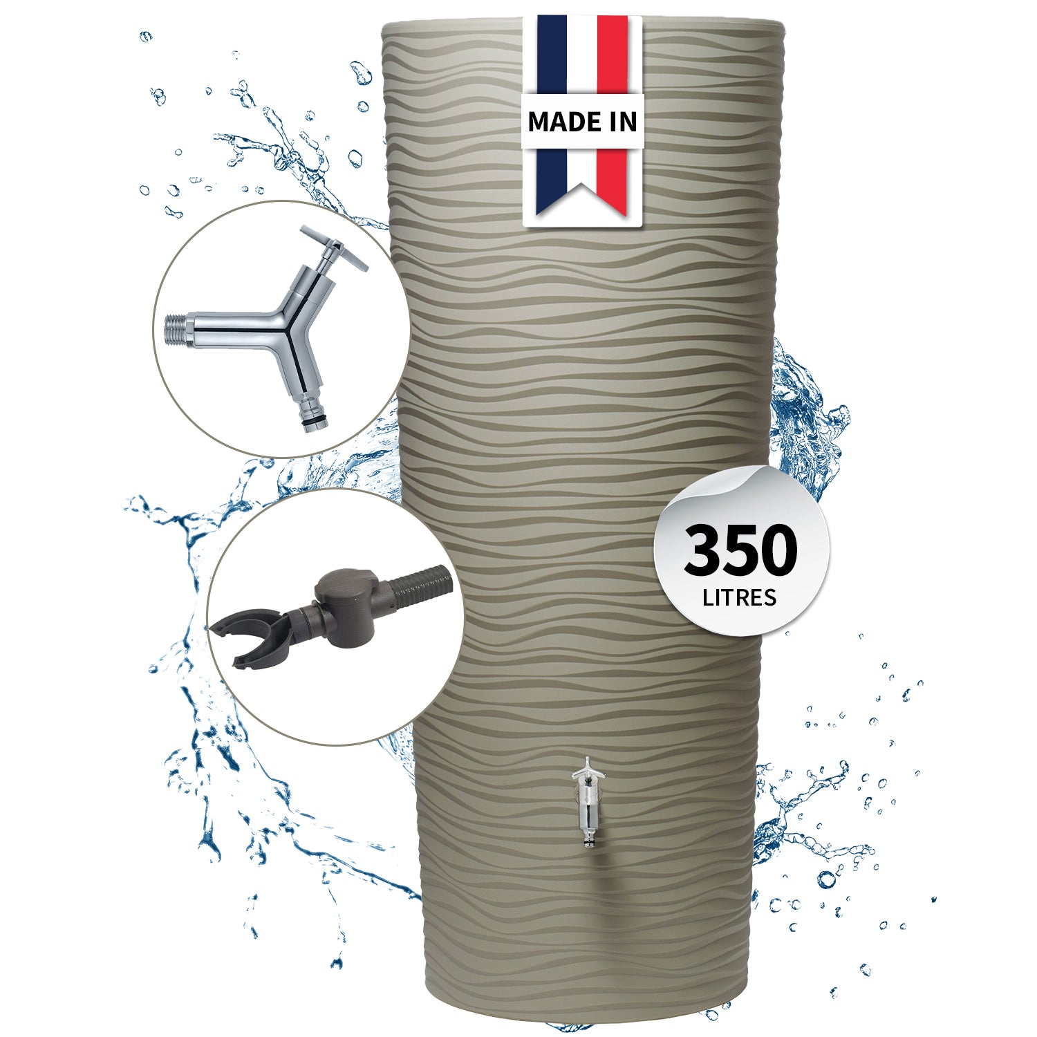 Kit Natura 2en1 350 L, sahara