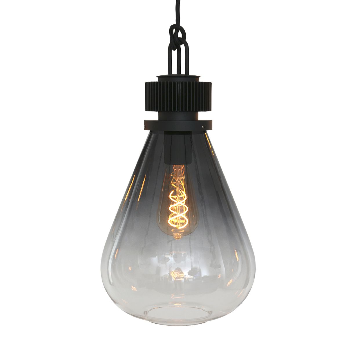 Suspension design 6 lampes noire - Flere