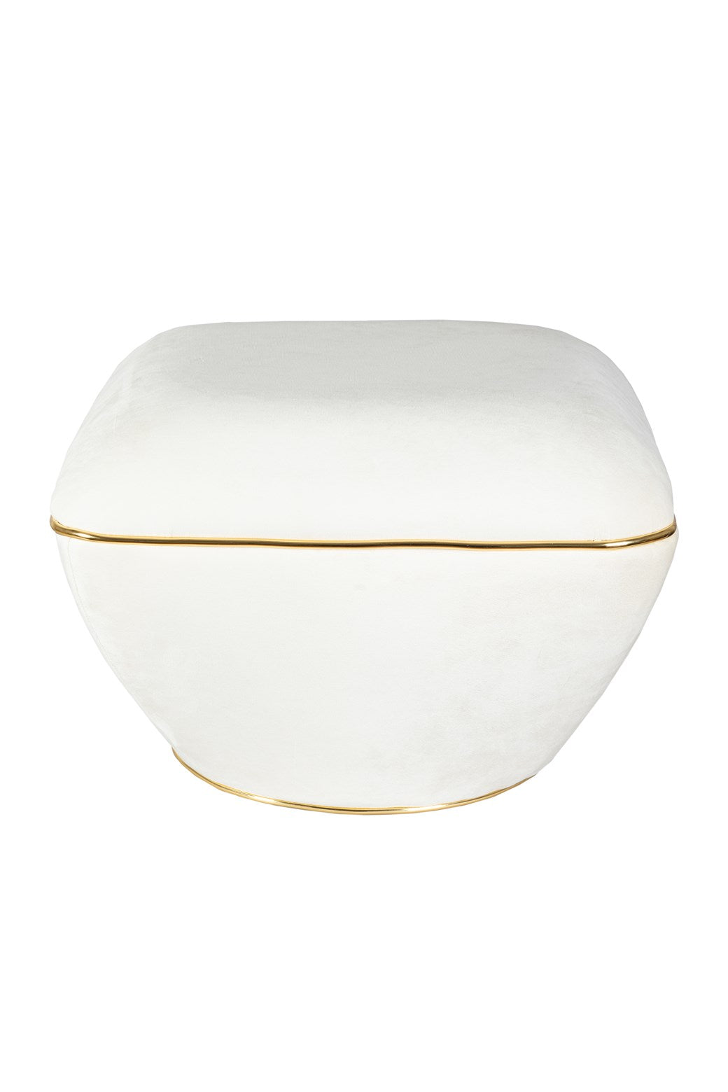 Tabouret ivoire / doré - Contessa