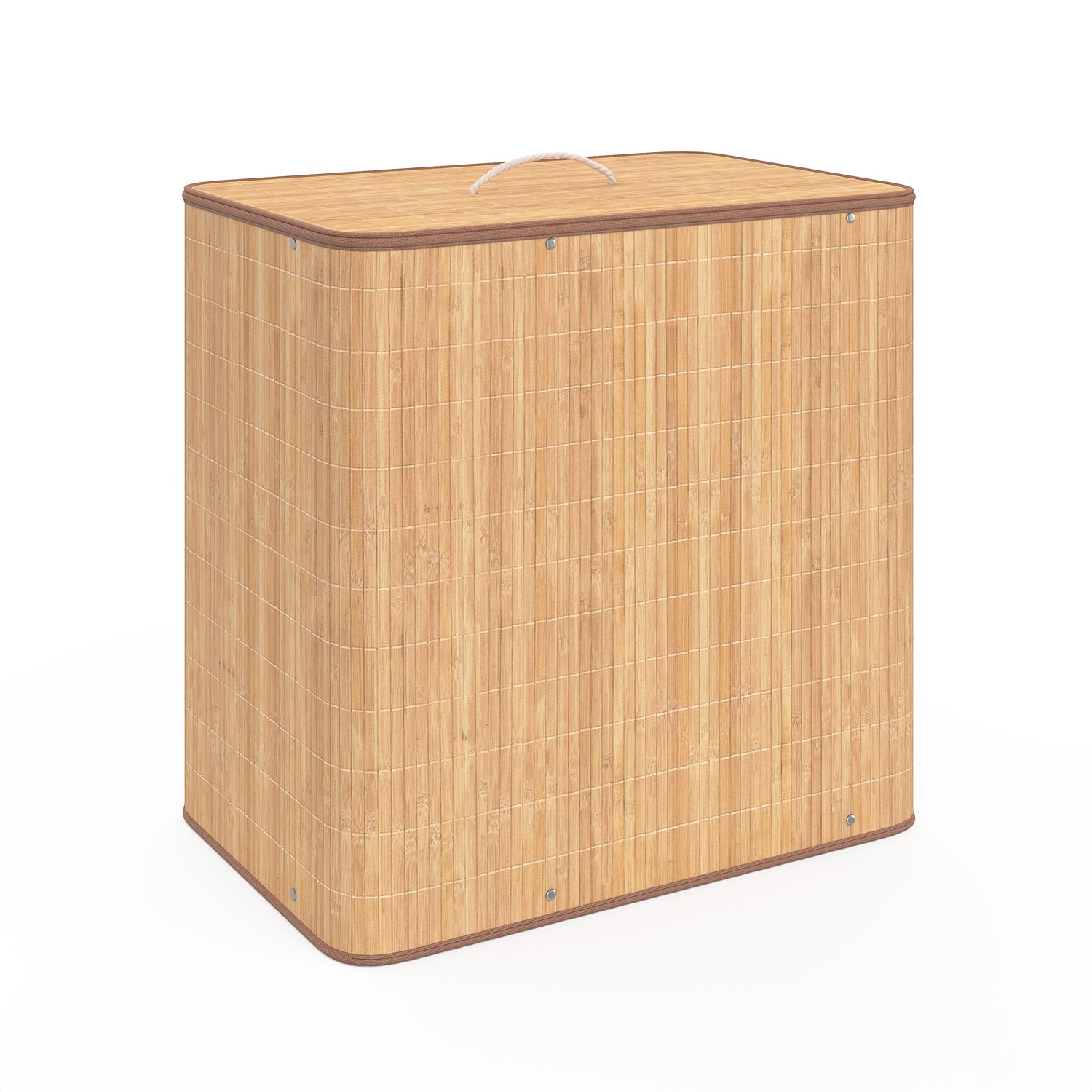 Panier à linge Maya 3 compartiments en bambou