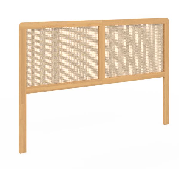 Tête de lit sur pieds Eve en cannage 160cm