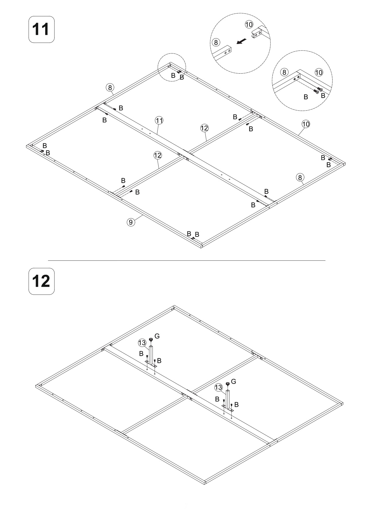 Lit coffre Sicilia avec sommier et tête de lit effet bois 160x200cm