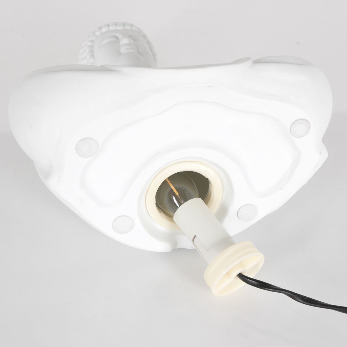 Lampe de table bouddha blanc - Jazz