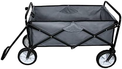 Chariot Pliable de Jardin 70 kg – Gris
