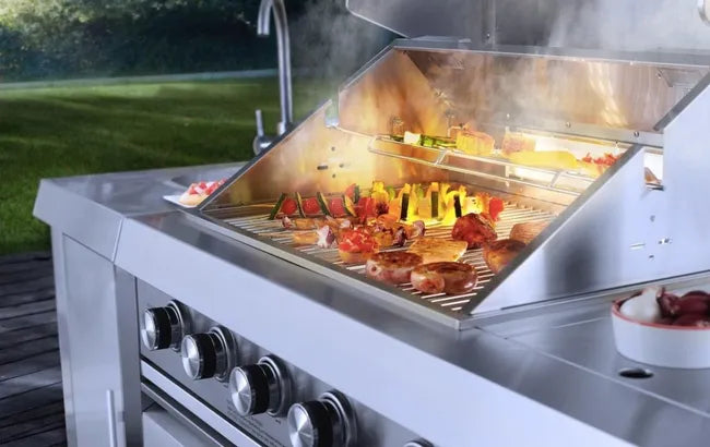 Cuisine d'extérieur OXFORD Buschbeck avec plancha