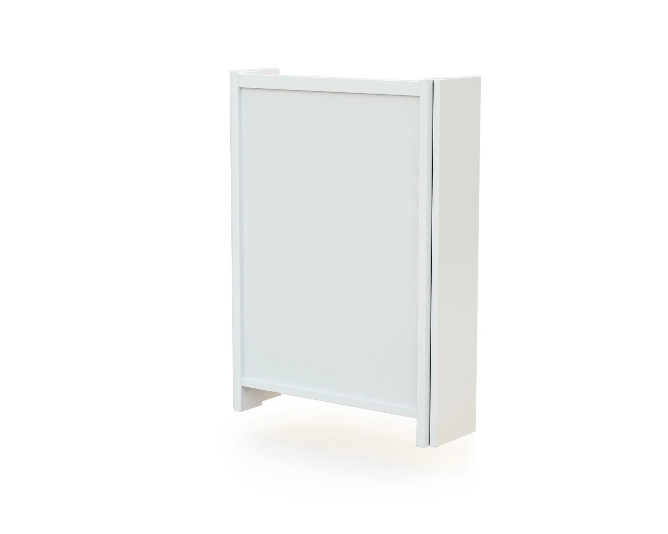 Table à langer murale rabattable en bois avec matelas ESSENTIEL Blanc