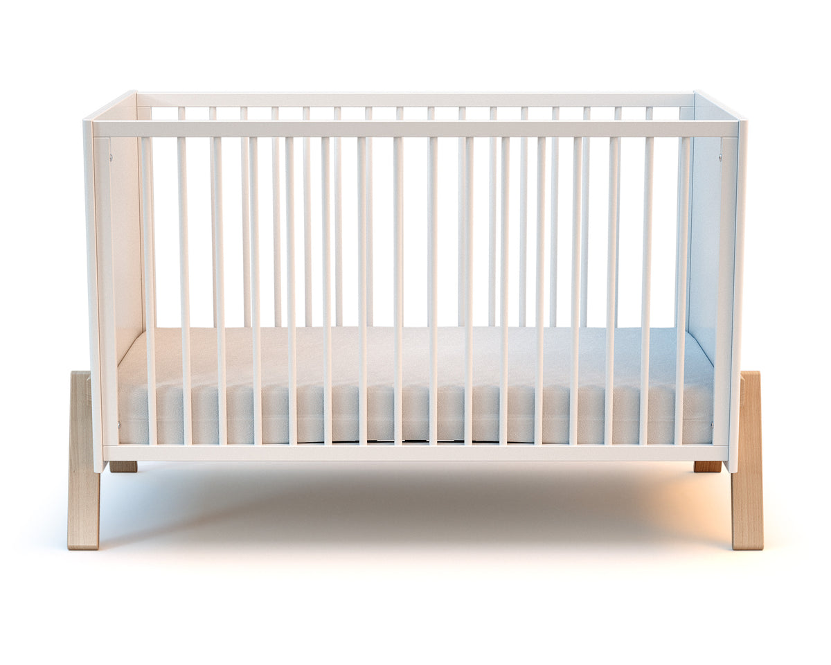 Lit bébé en bois hêtre brut CANAILLE 60 x 120 cm