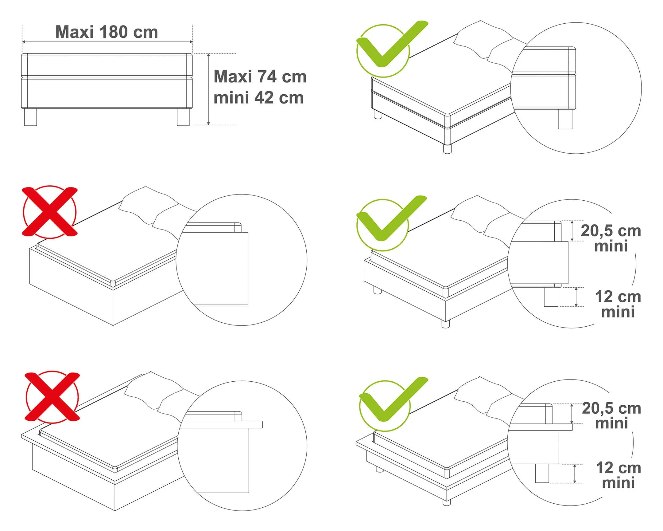 Berceau cododo évolutif en bois ESSENTIEL Hêtre Verni 40 x 80 cm