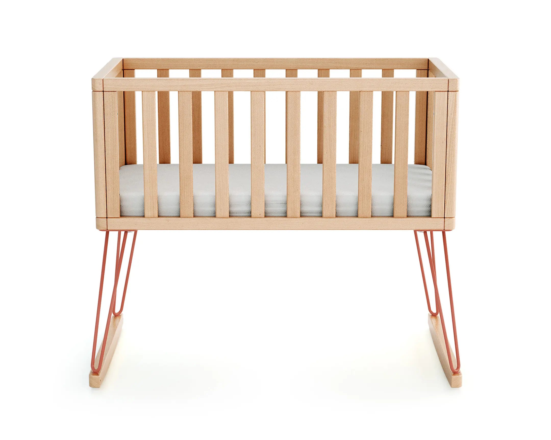 Berceau à bascule en bois ONLY Terracotta 40 x 80 cm