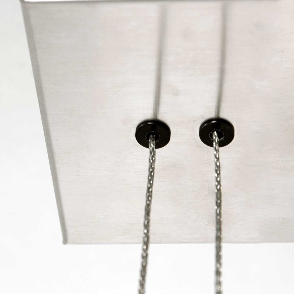 Lampe suspension acier - 1 lumière - Profilo