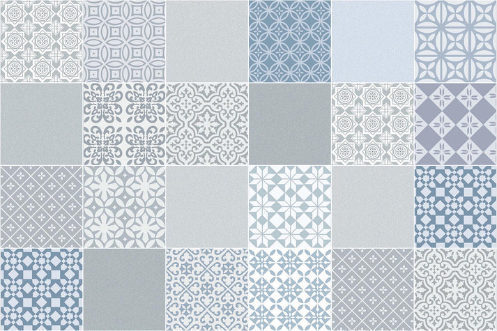 Autocollants muraux - Rossana bleu