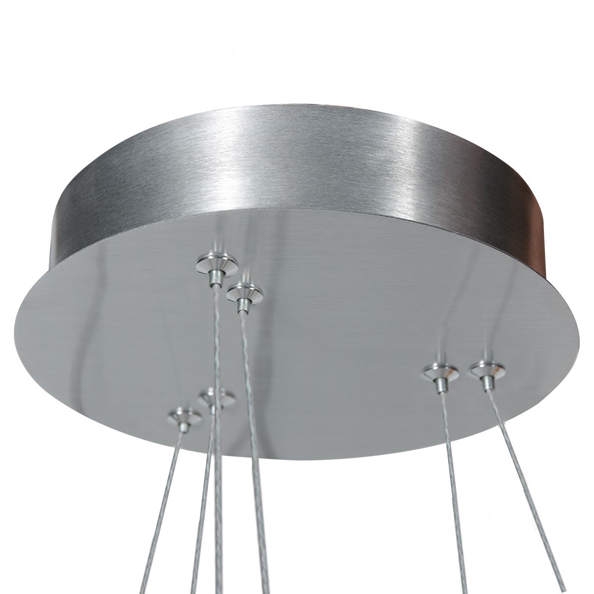 Lampe suspension acier - 3 lumières - Ringlux