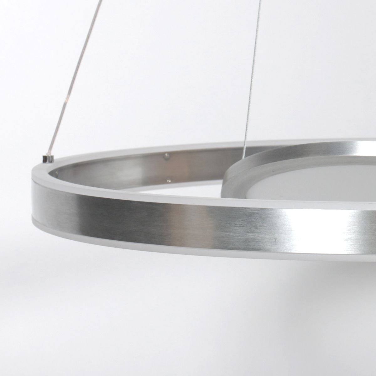 Lampe suspension acier - 3 lumières - Ringlux