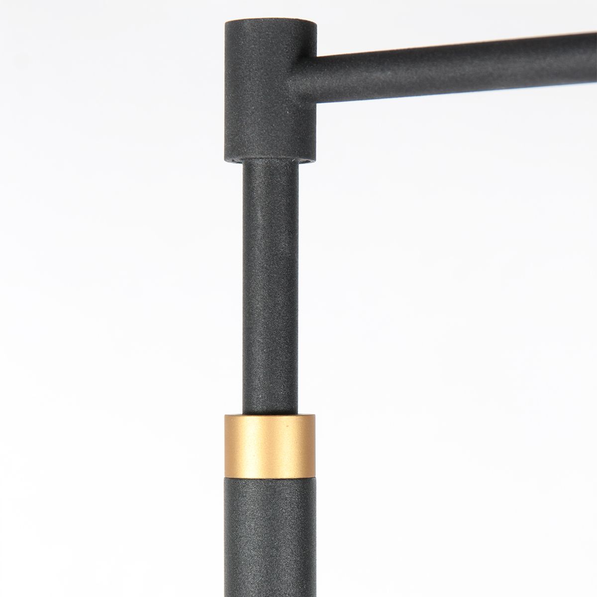 Lampadaire noir & bronze rechargeable - Soleil