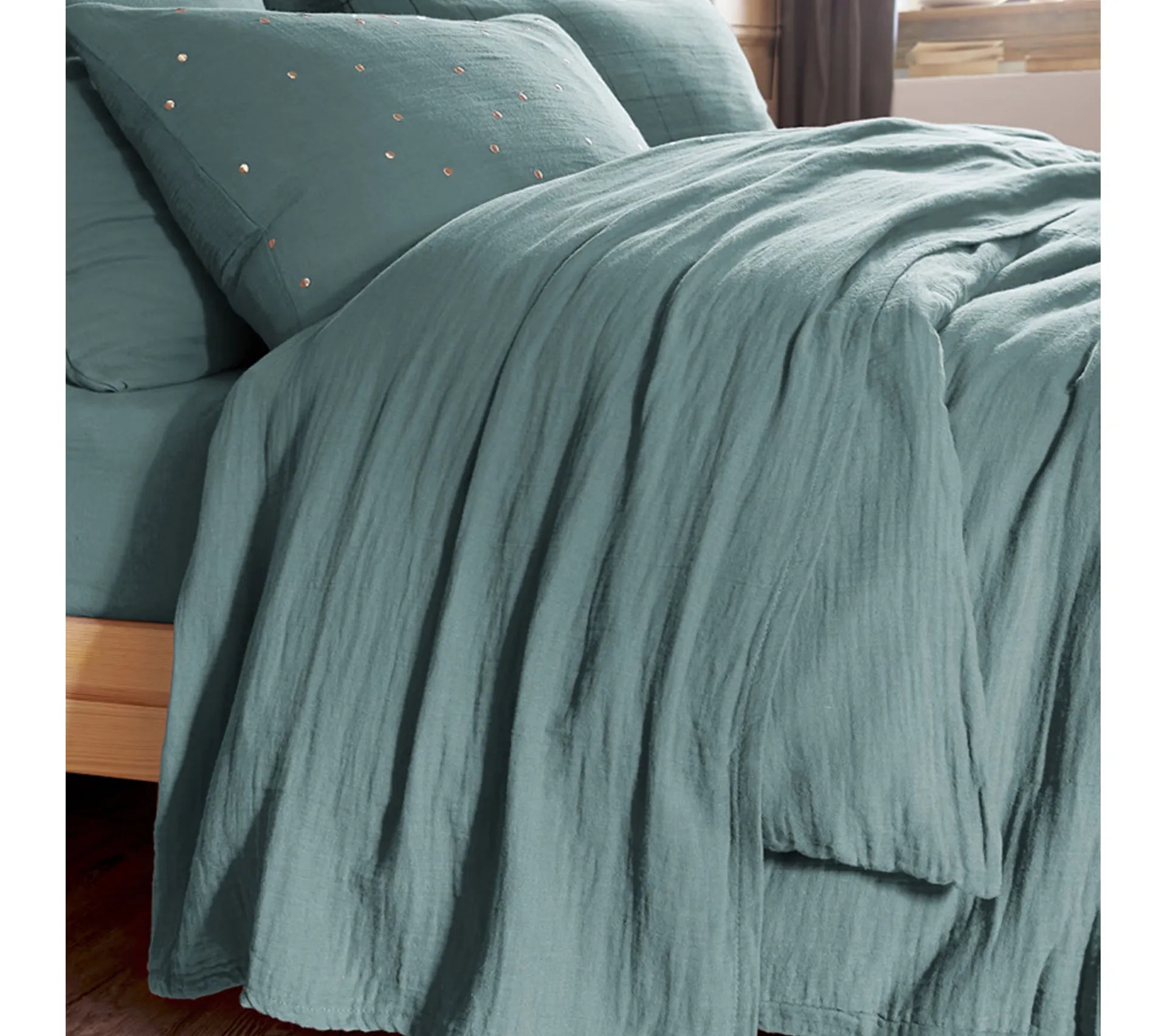 Drap plat Gaze de coton Canard