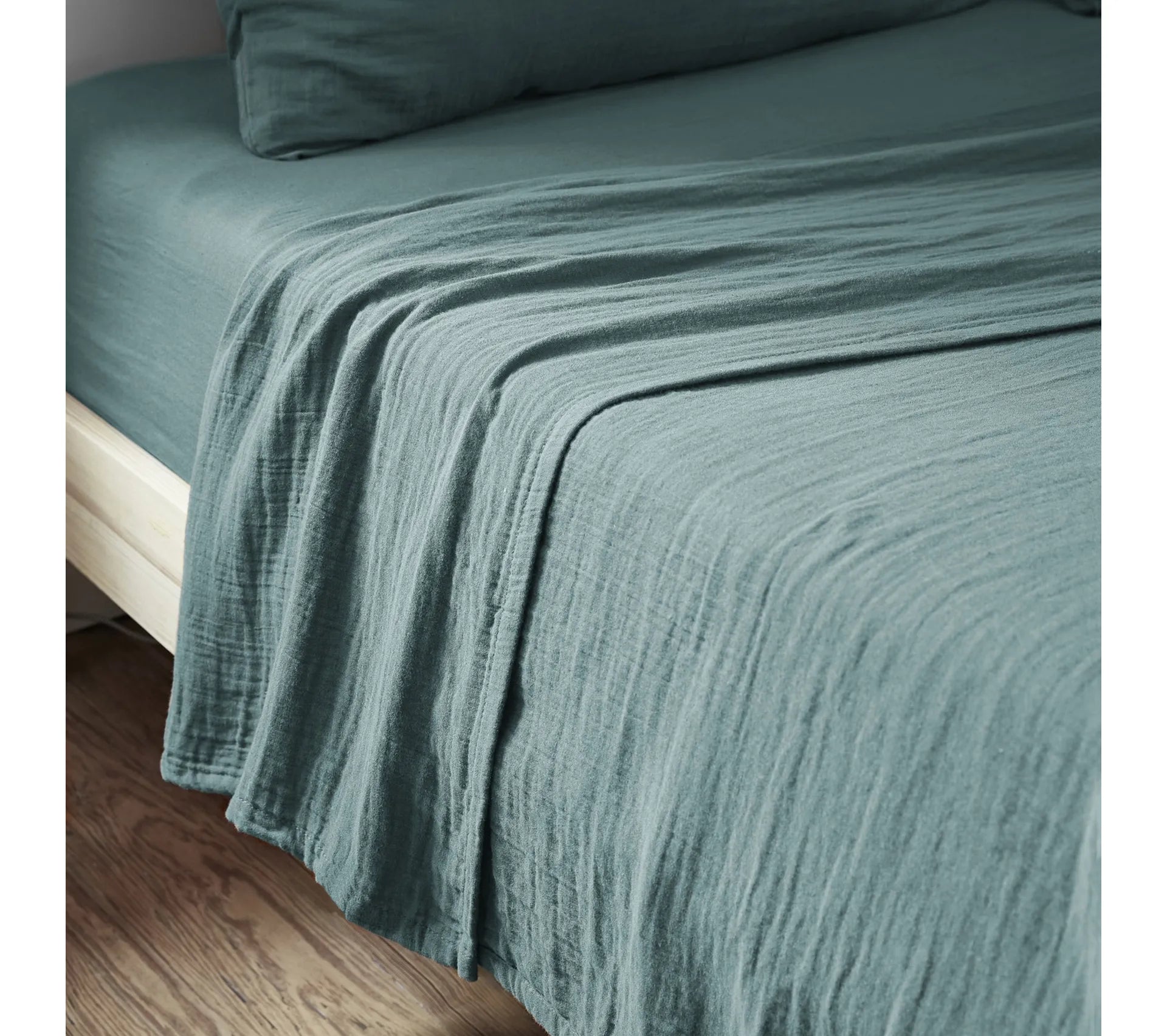 Drap plat Gaze de coton Canard