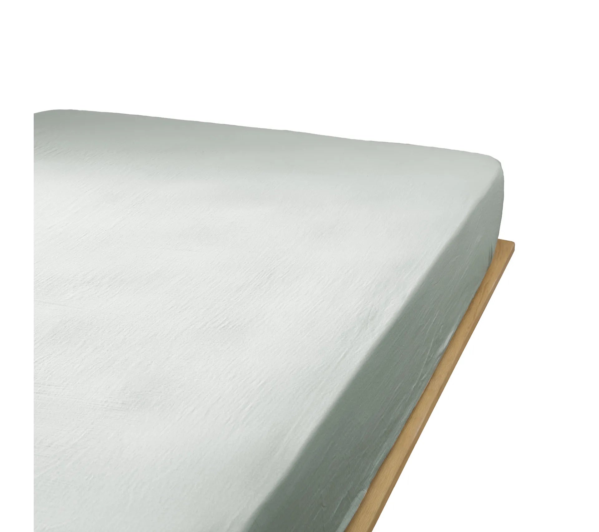 Drap housse Gaze de Coton Eucalyptus