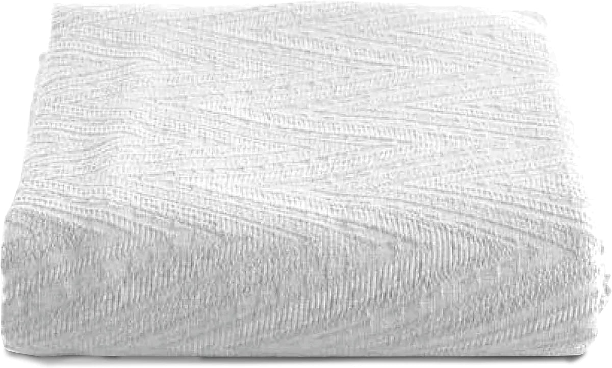 Couvre-lit Compas blanc cassé - Coton