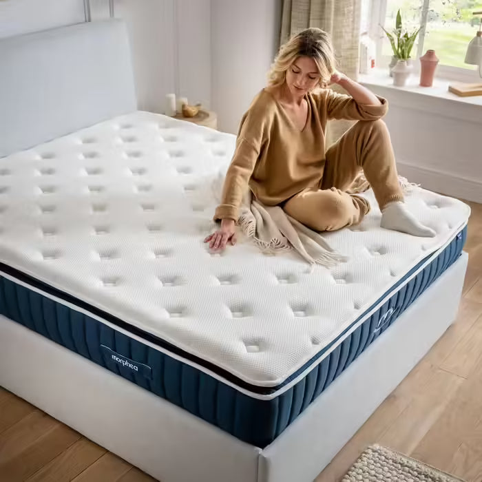Matelas Victoria Hybride épaisseur 30cm - Produit de l'année 2025 ® - Mousse mémoire forme, Ressorts Ensachés