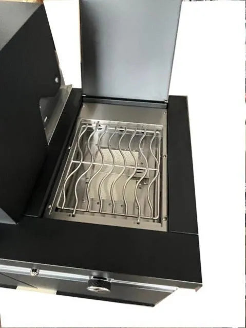 Cuisine d'extérieur anthracite King Range Buschbeck