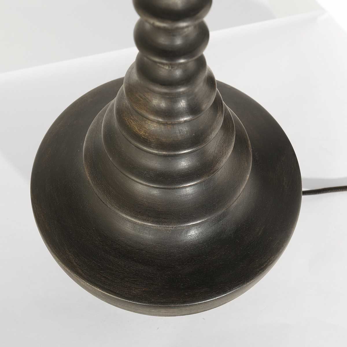 Lampe de table bois noir - Geripu