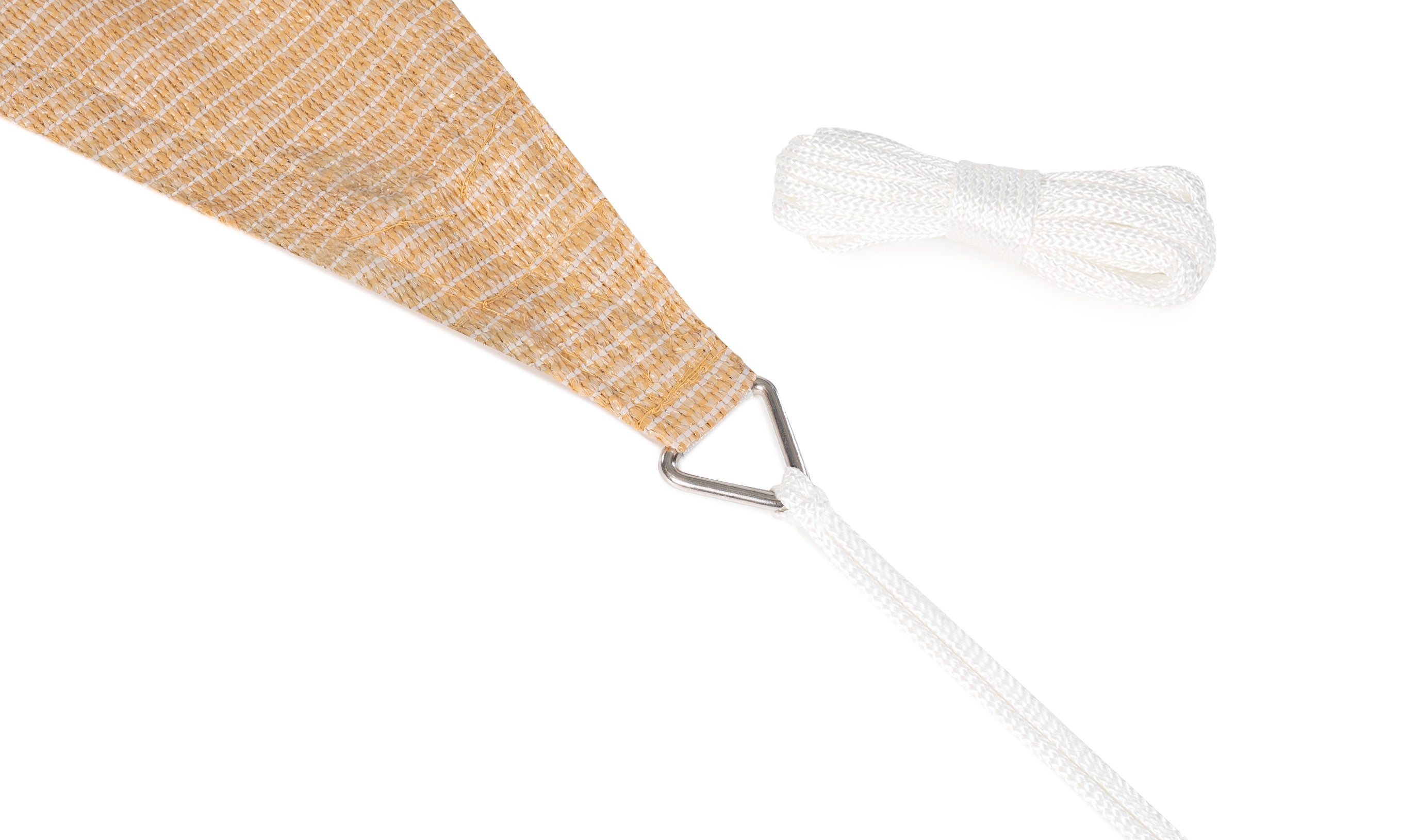 Voile d'ombrage rectangulaire beige 4x3m