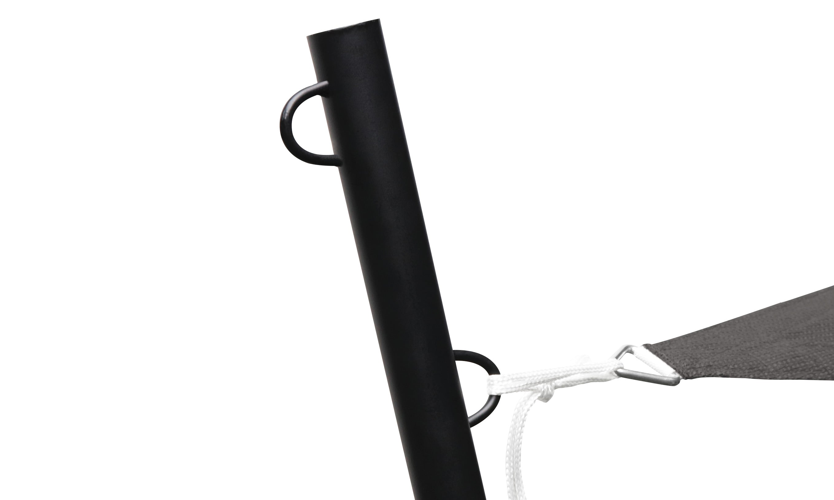 Voile d'ombrage triangulaire gris 5x5x5m