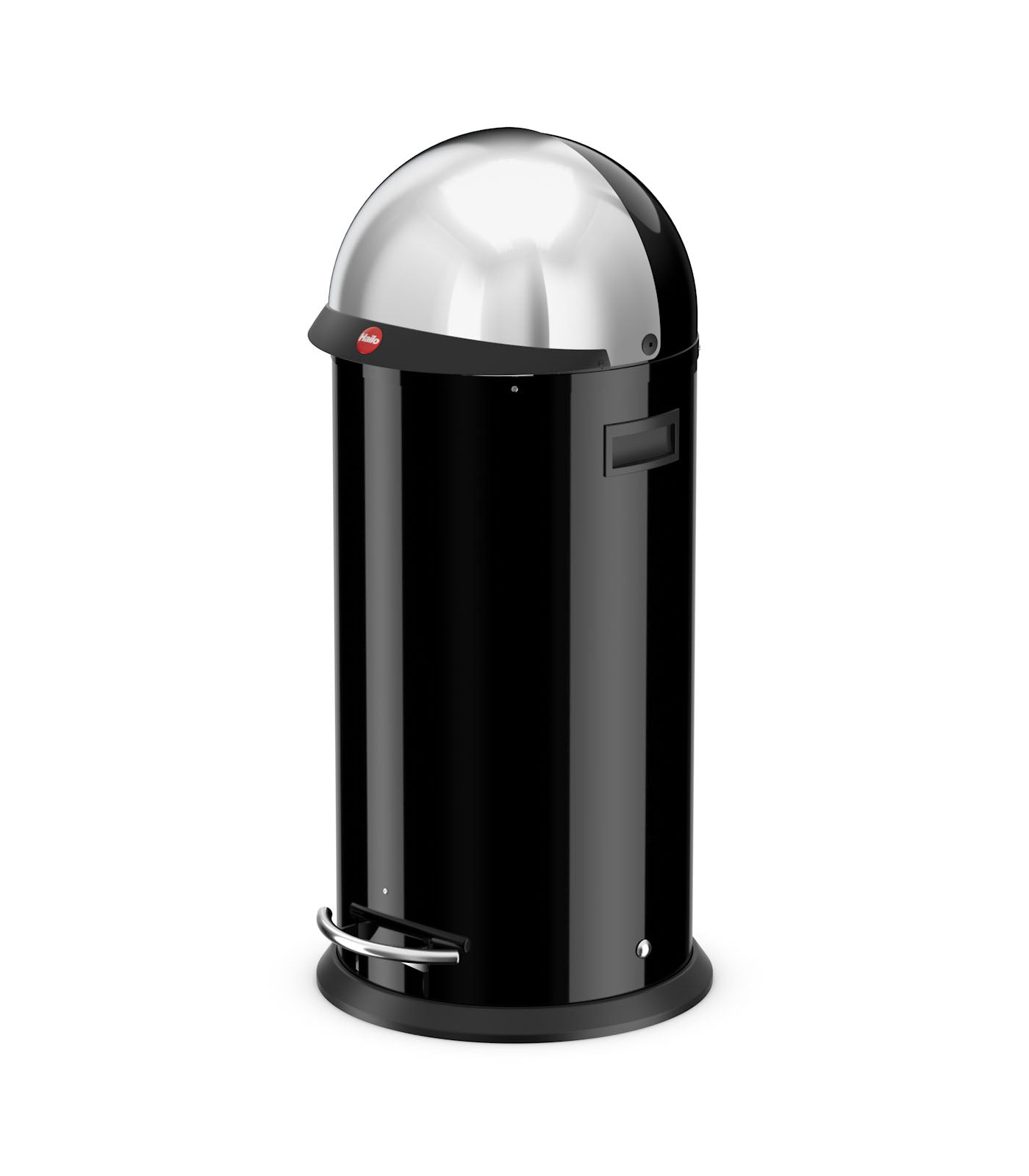 Poubelle à pédale HAILO KickVisier XL 36L Noir
