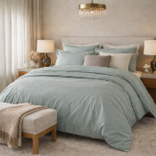 Drap housse uni - 90x190cm - percale de coton